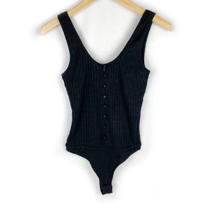 Privacy Please Bodysuit Gyle Black Sleeveless NWT XS